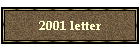 2001 letter